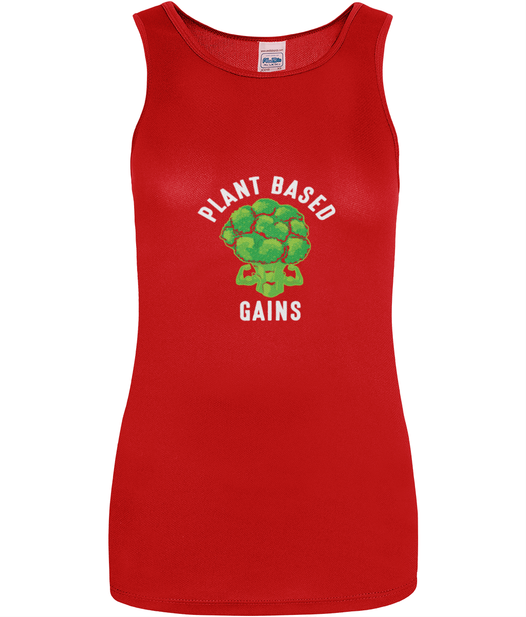 Plant Based Women's Sports Vest