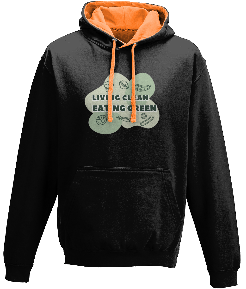 Living Clean Eating Green Hoodie