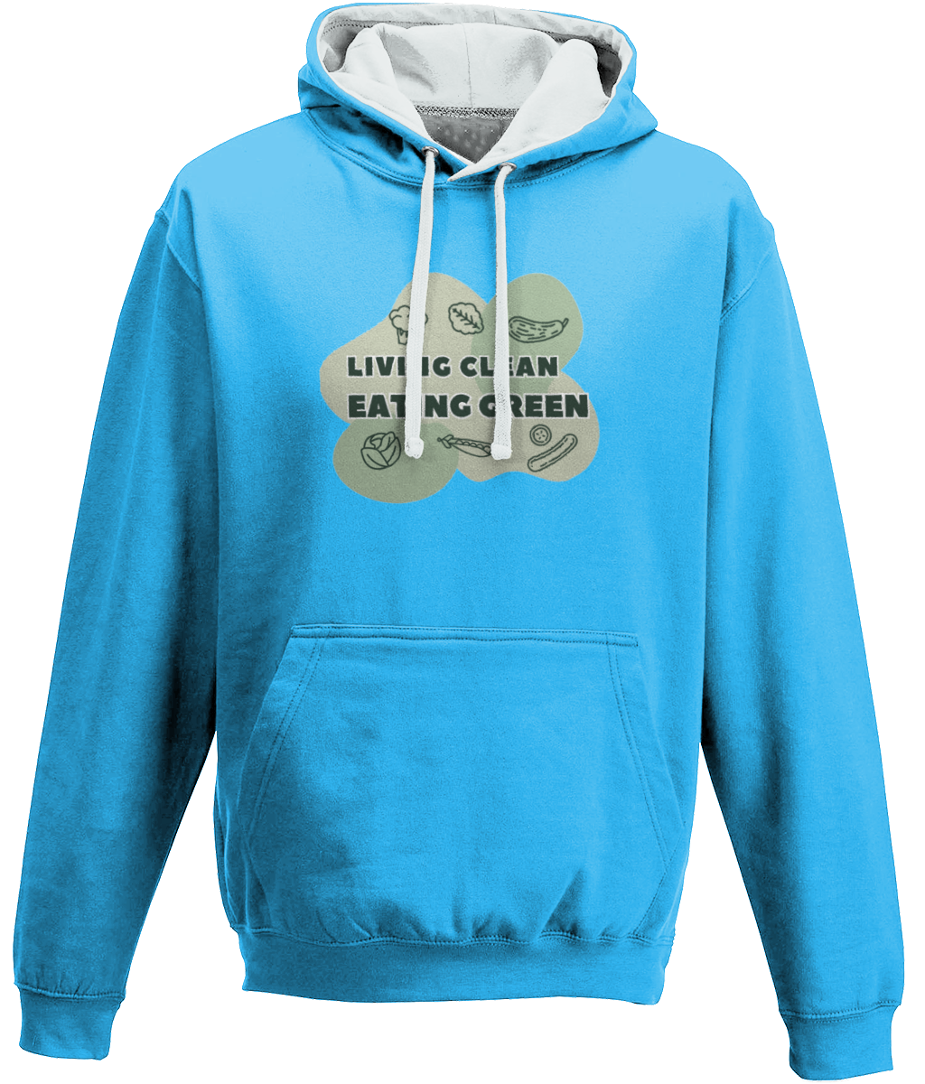 Living Clean Eating Green Hoodie