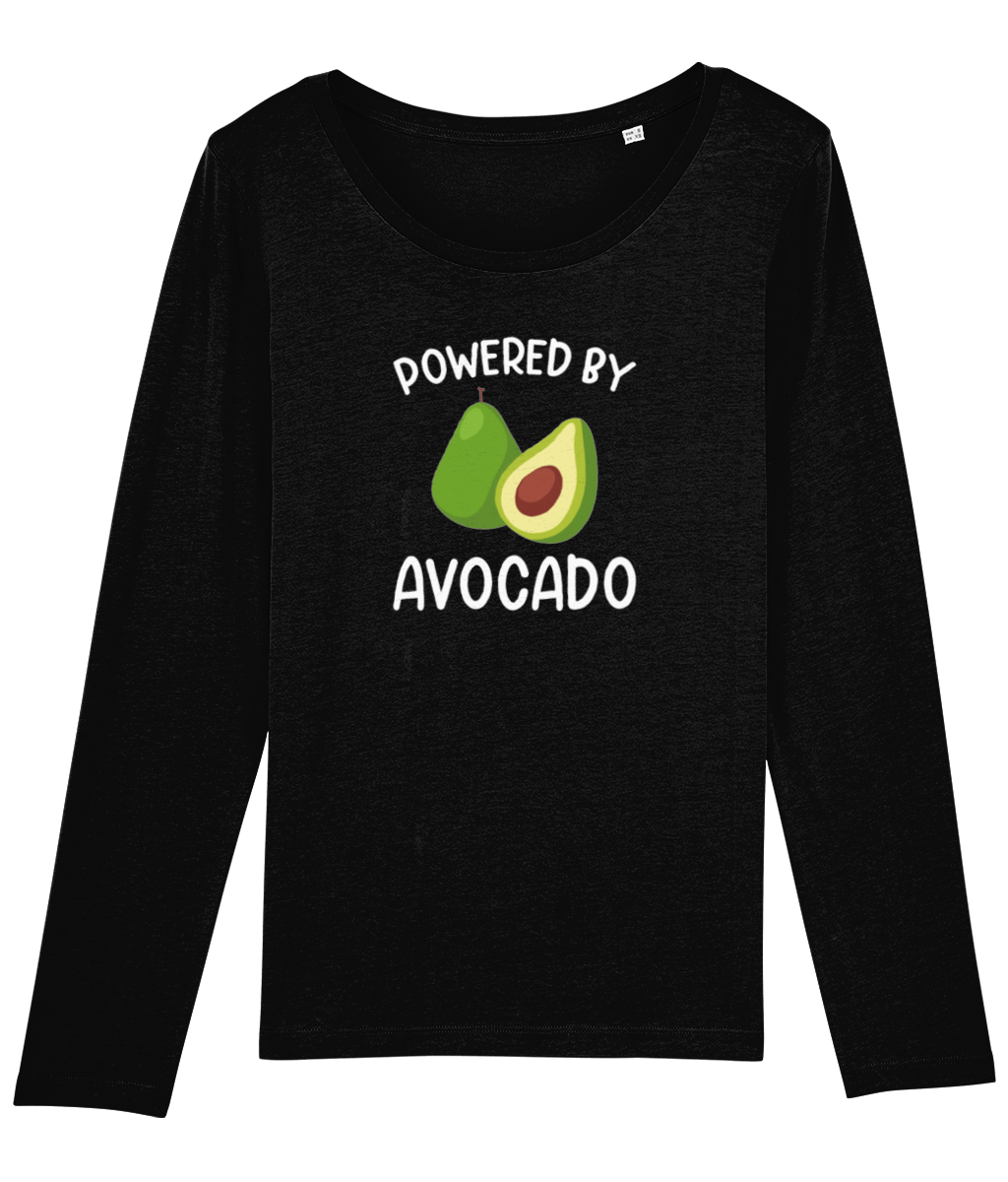 Powered By Avocado Women's Long Sleeve T-Shirt