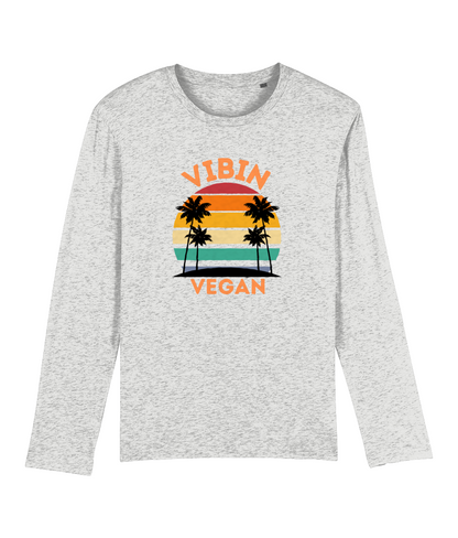 Vibin Vegan Men's Long Sleeve T-Shirt