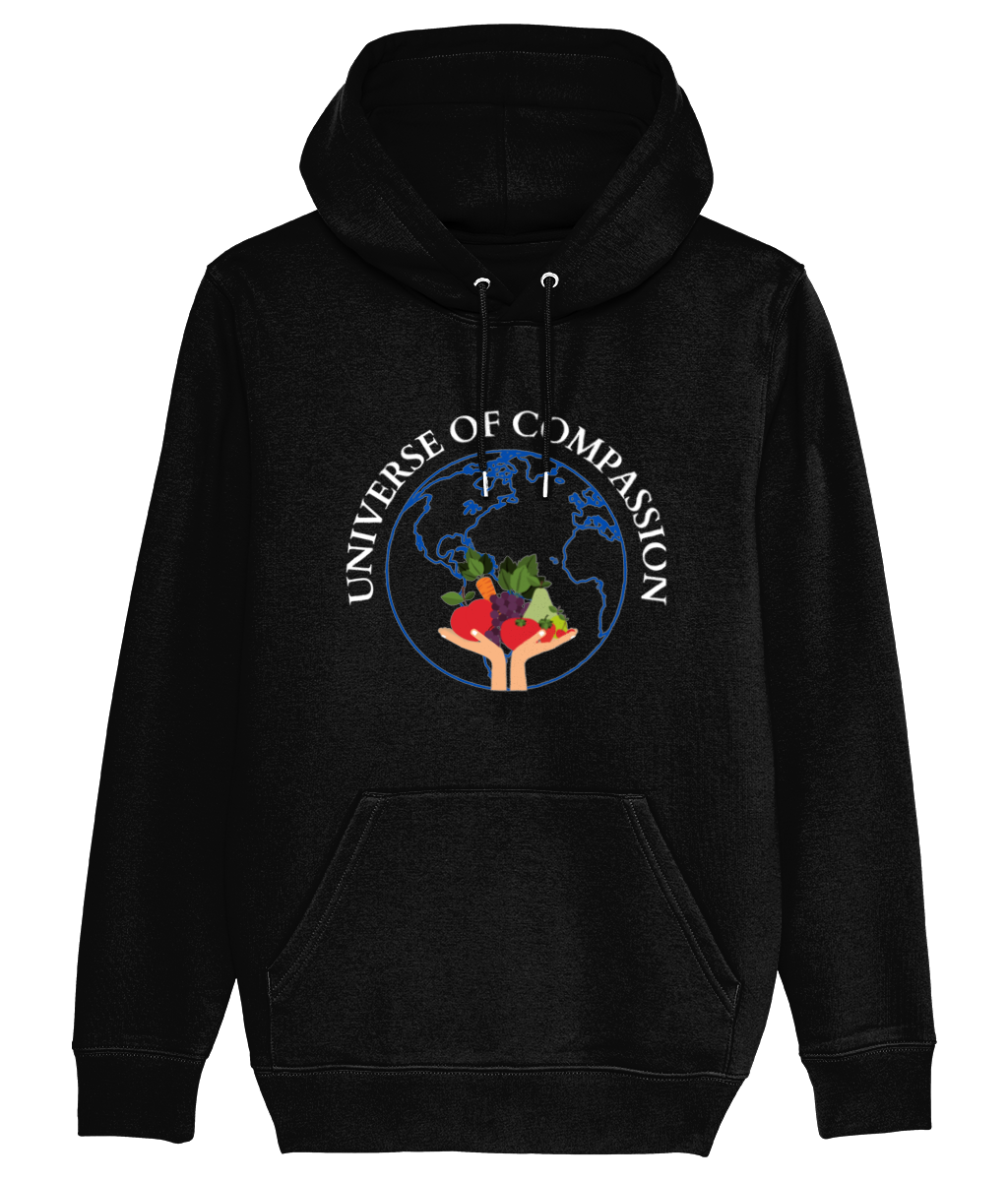 Universe Of Compassion Organic Unisex Vegan Hoodie