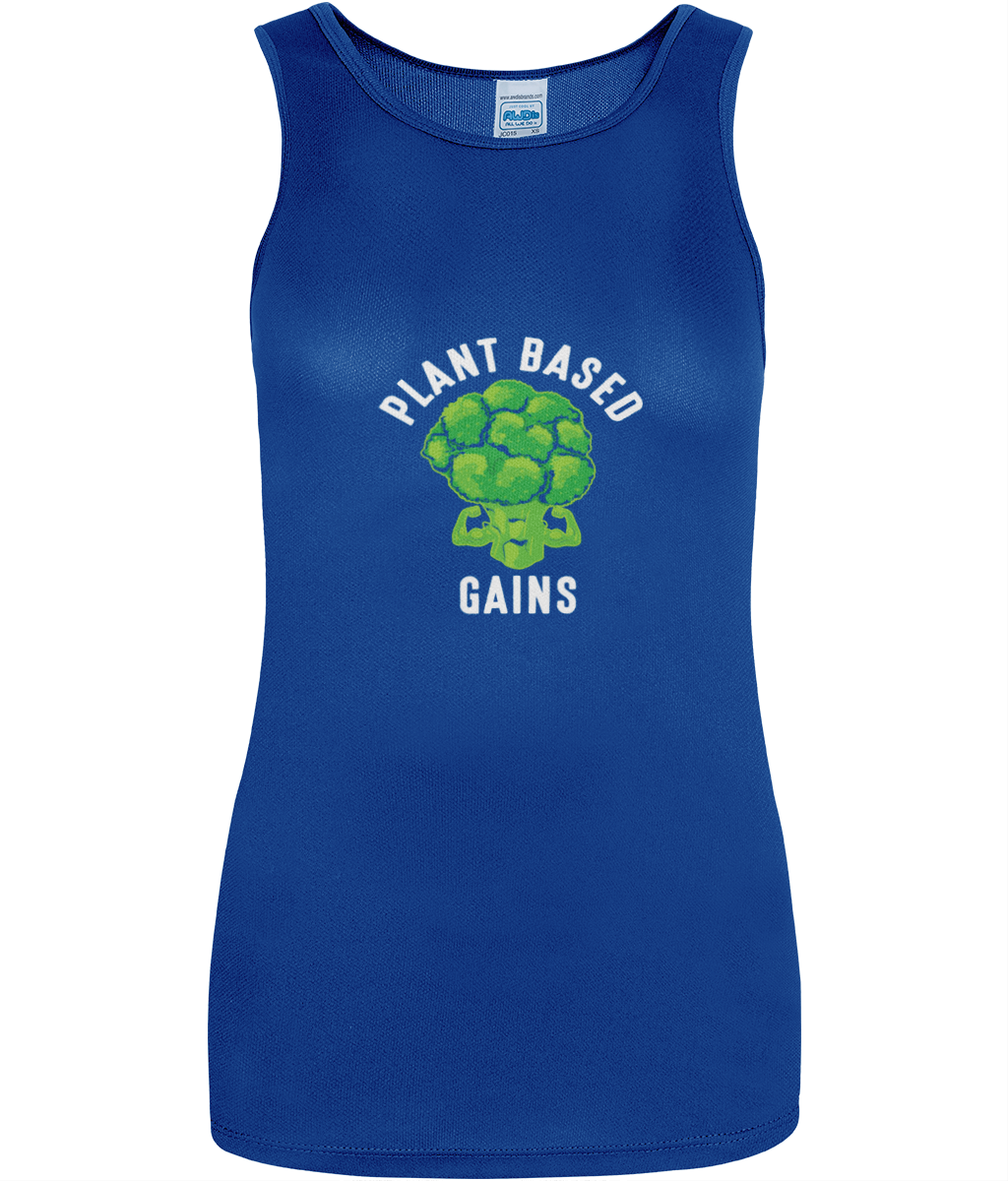 Plant Based Women's Sports Vest