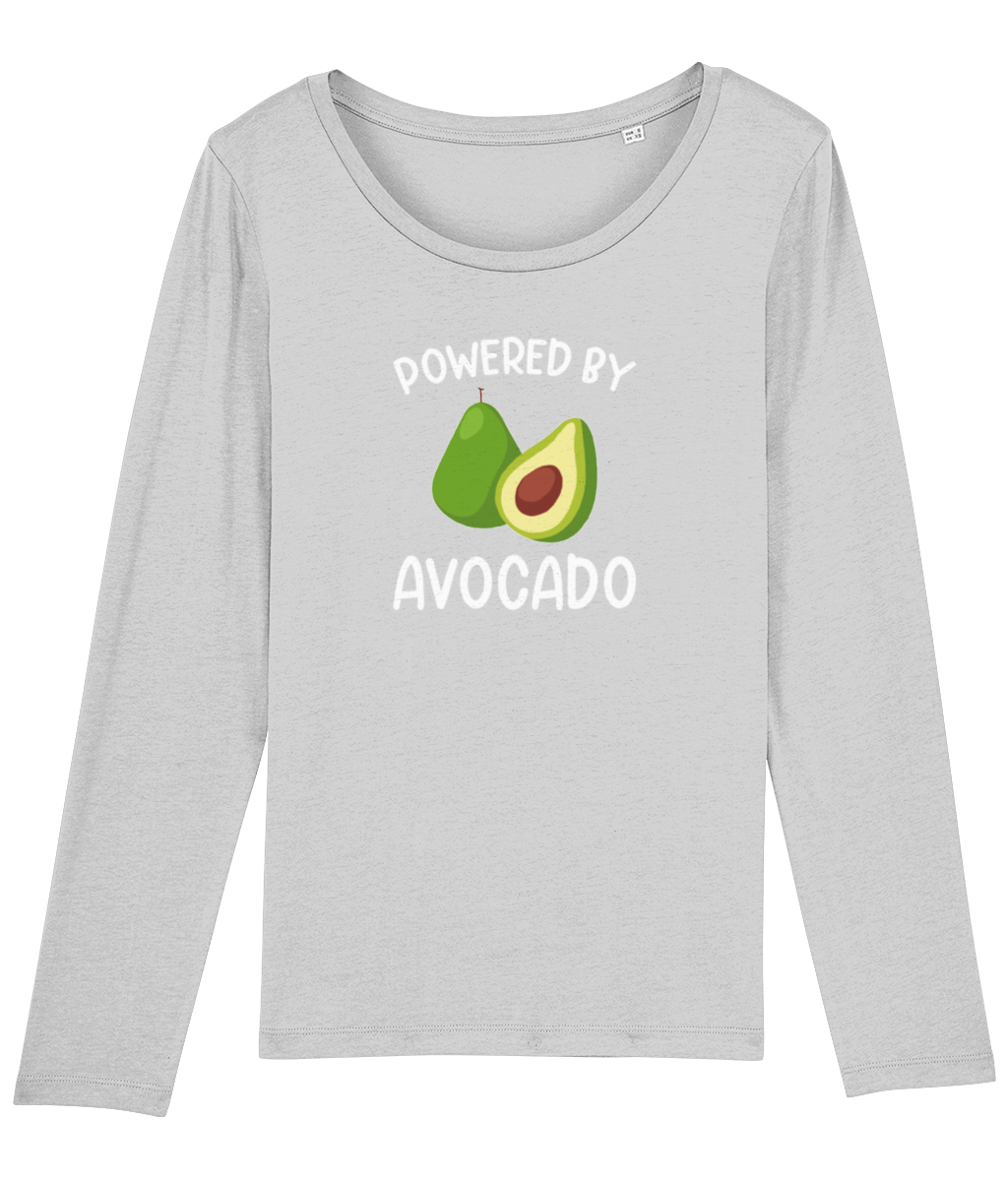 Powered By Avocado Women's Long Sleeve T-Shirt