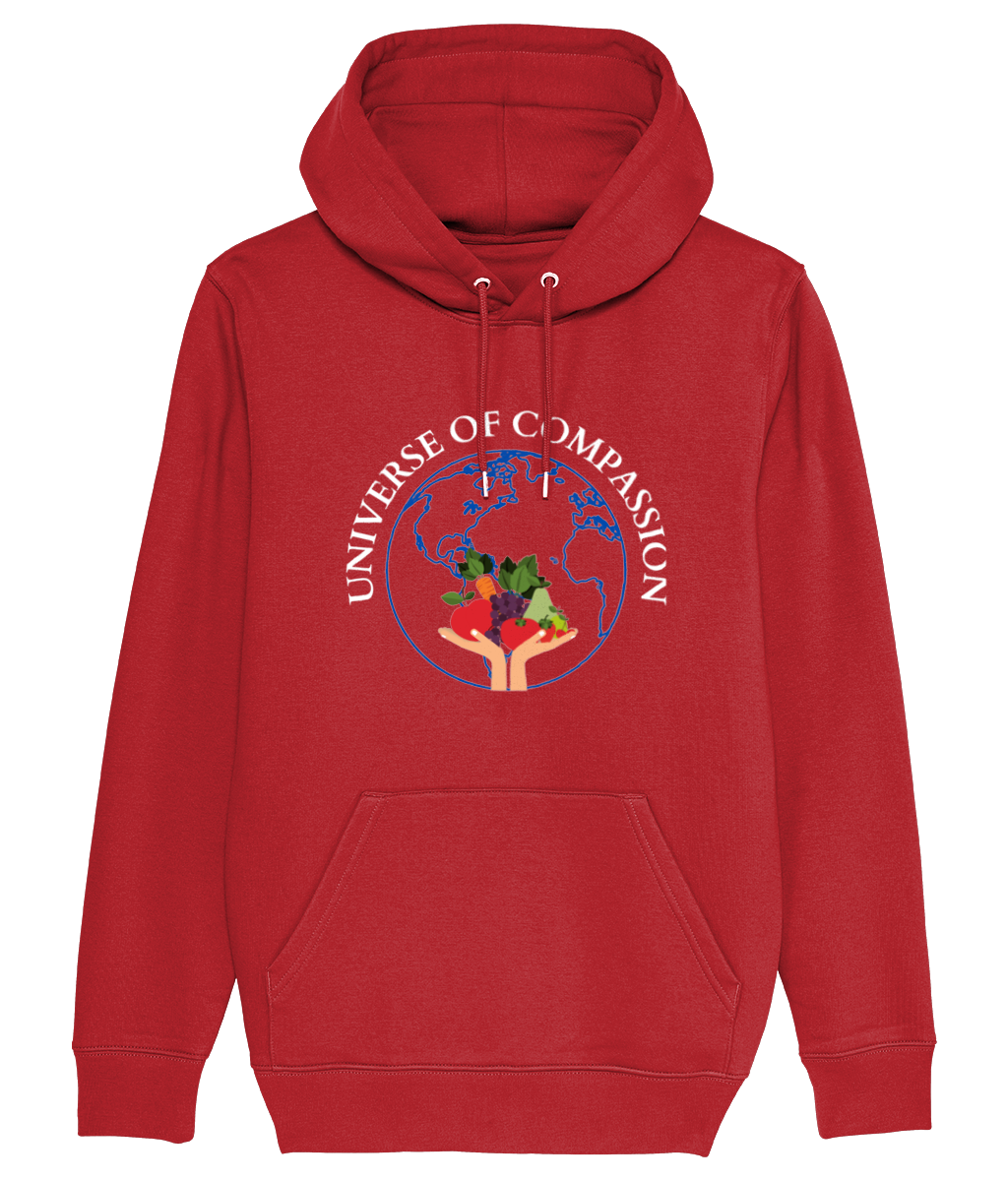 Universe Of Compassion Organic Unisex Vegan Hoodie