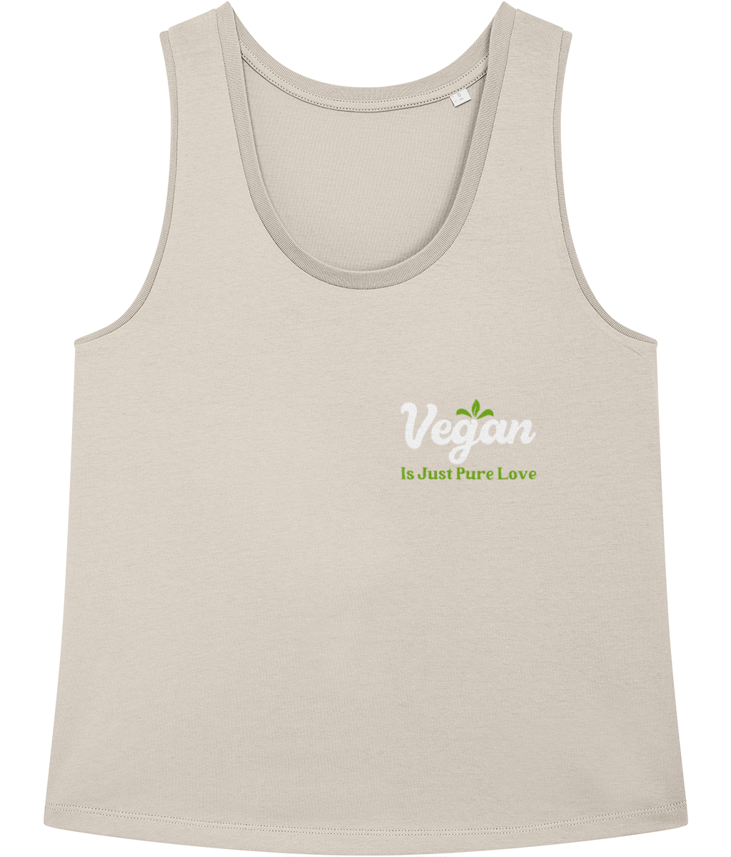 Vegan Is Just Pure Love Women's Tank