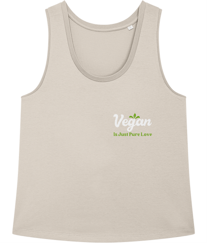 Vegan Is Just Pure Love Women's Tank