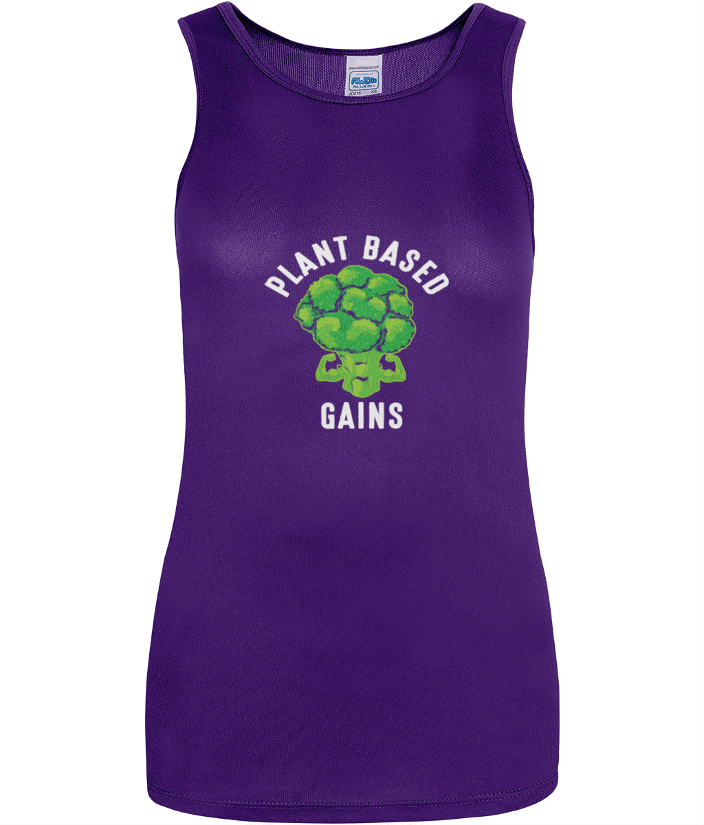 Plant Based Women's Sports Vest