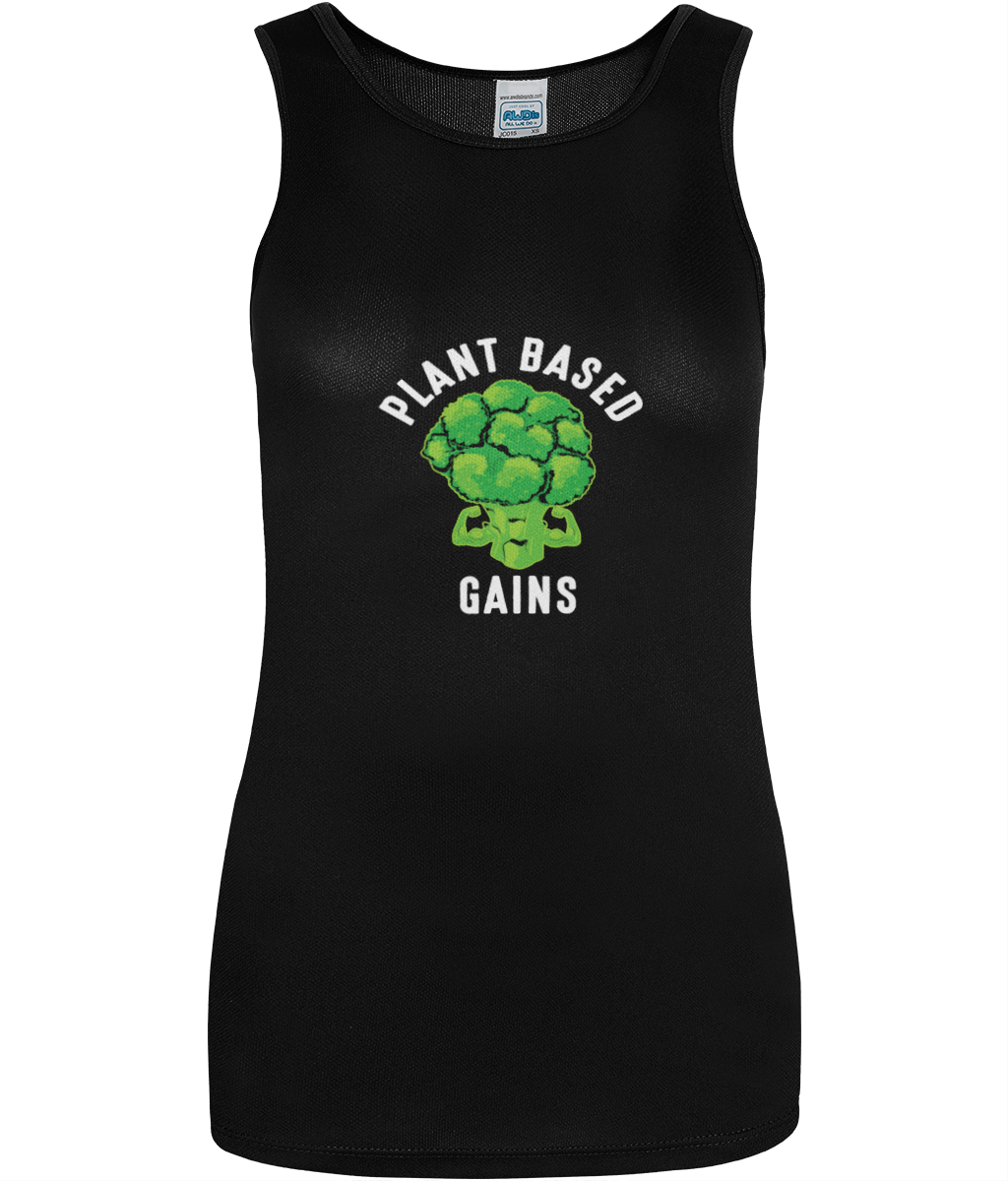 Plant Based Women's Sports Vest