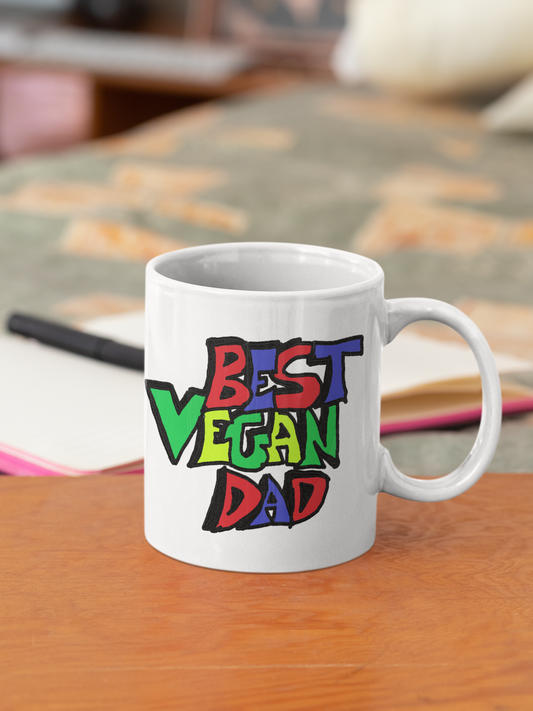Best Vegan Dad Ceramic Mug 11oz