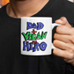 Dad + Vegan = Hero Ceramic Mug 11oz