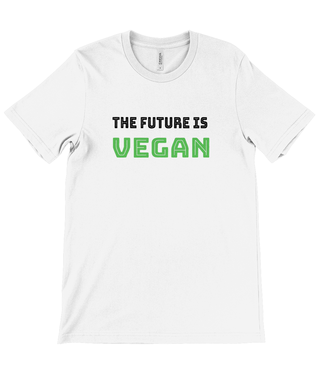 The Future Is Vegan Unisex Crew Neck T-Shirt