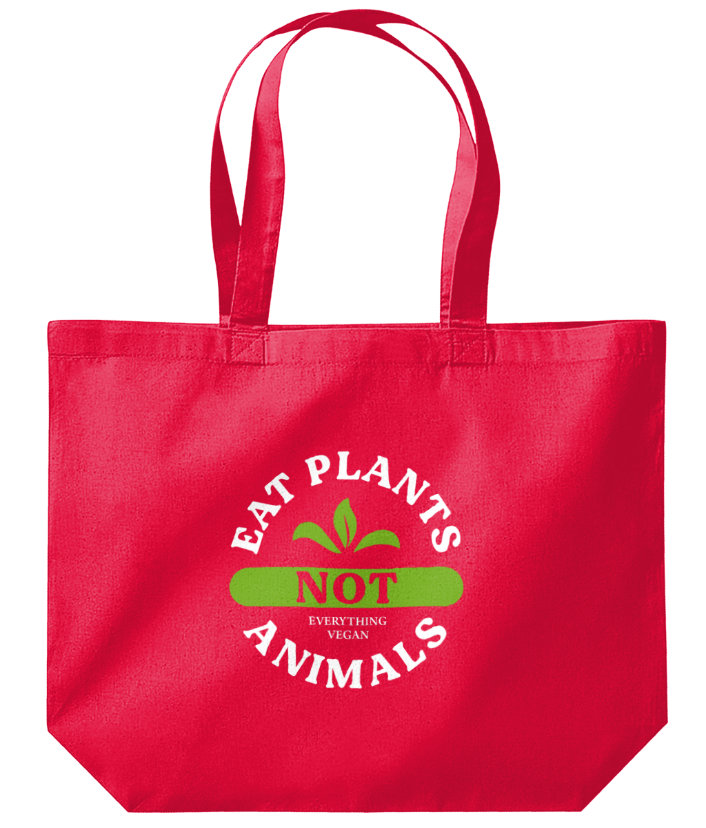 Eat Plant Not Animals Organic Maxi Tote Bag