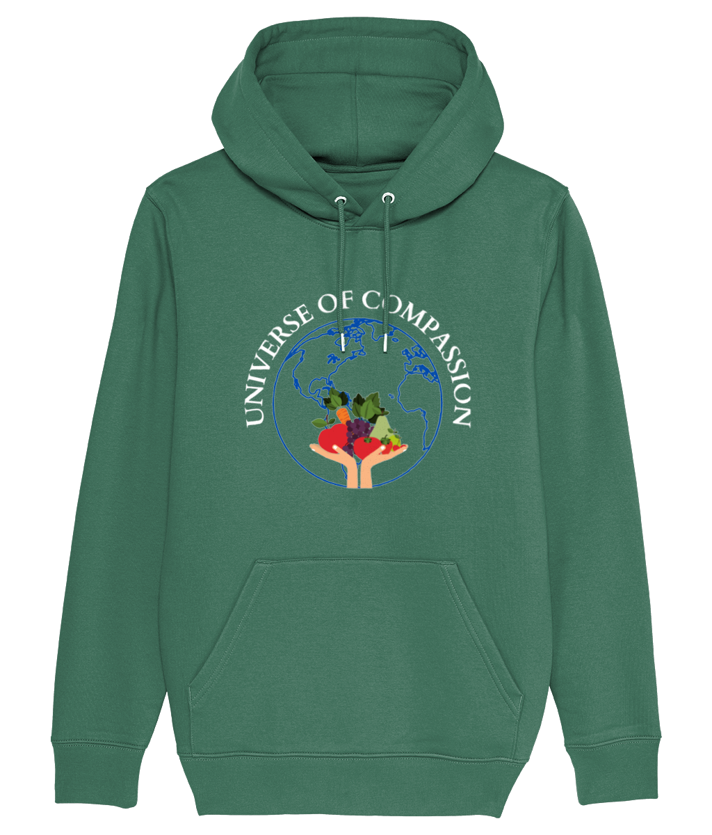 Universe Of Compassion Organic Unisex Vegan Hoodie