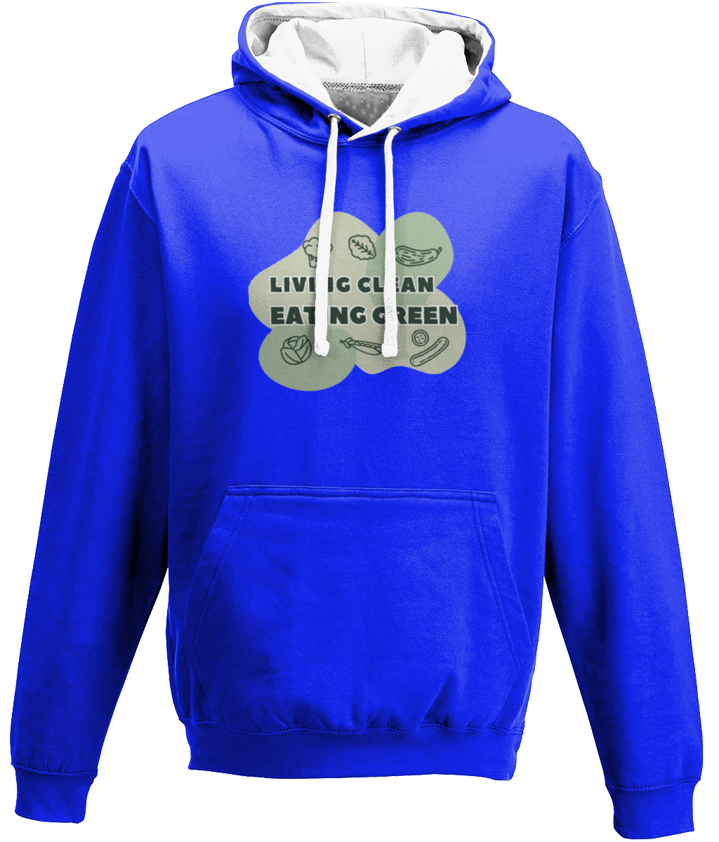 Living Clean Eating Green Hoodie