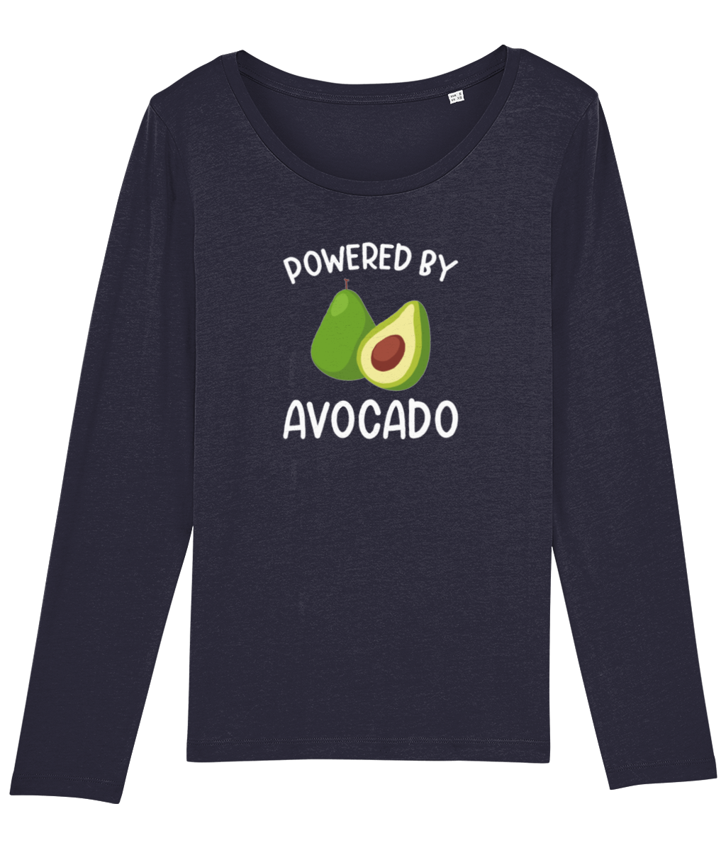 Powered By Avocado Women's Long Sleeve T-Shirt