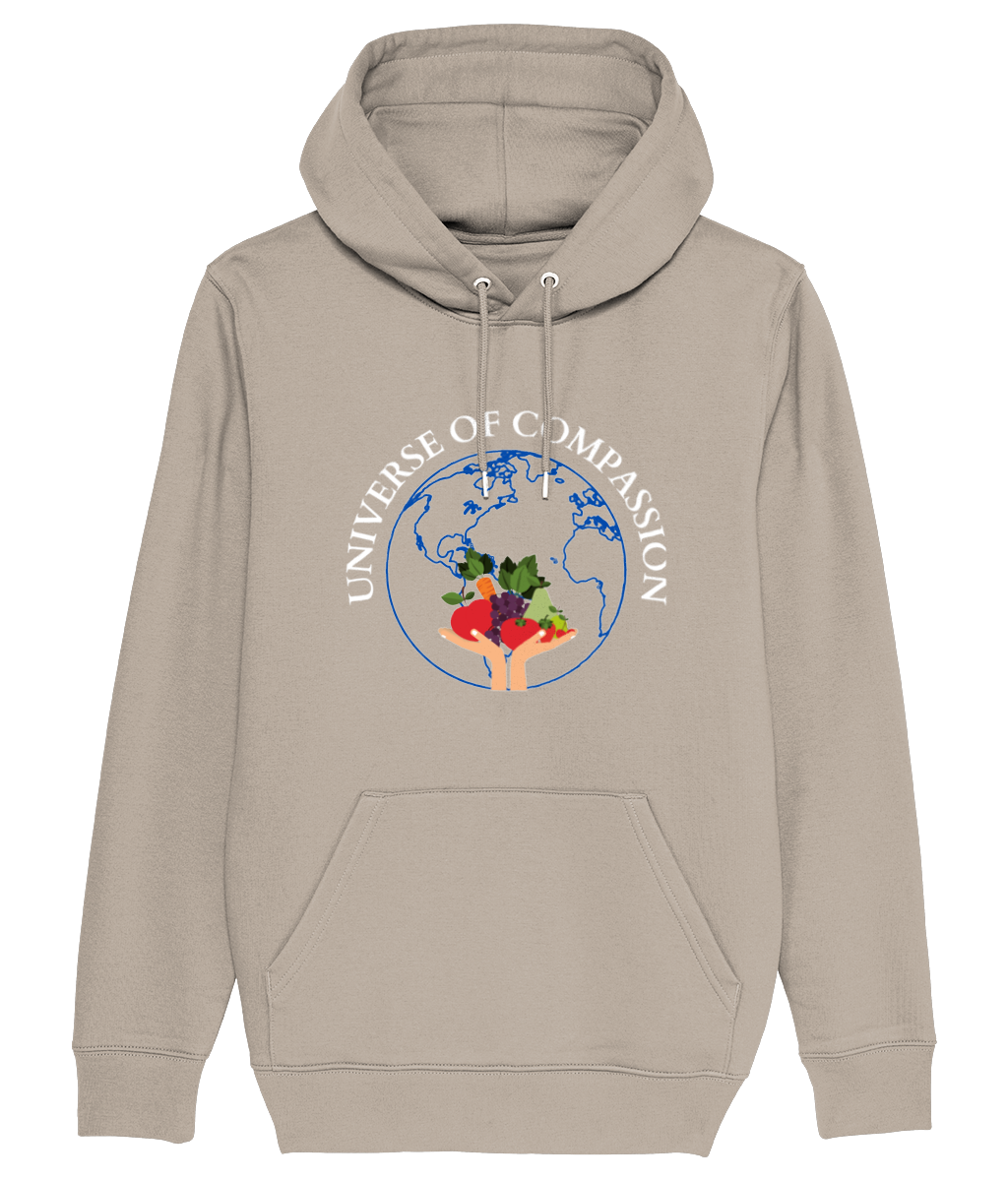 Universe Of Compassion Organic Unisex Vegan Hoodie