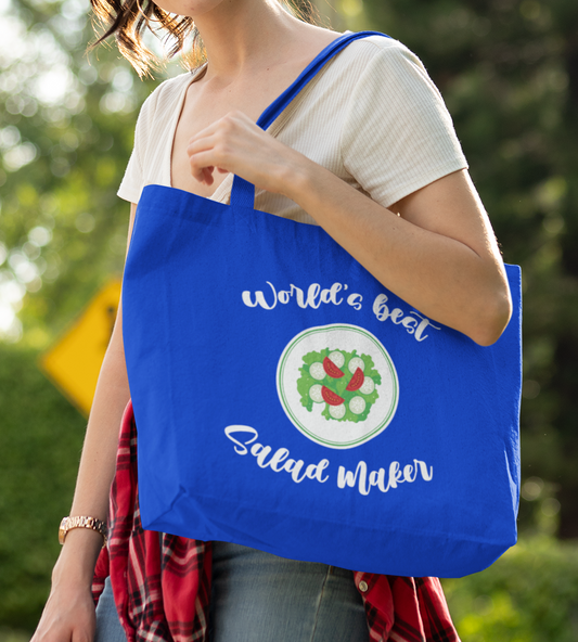 World's Best Salad Maker Organic Maxi Tote Bag