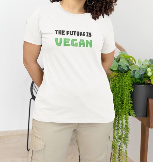 The Future Is Vegan Unisex Crew Neck T-Shirt