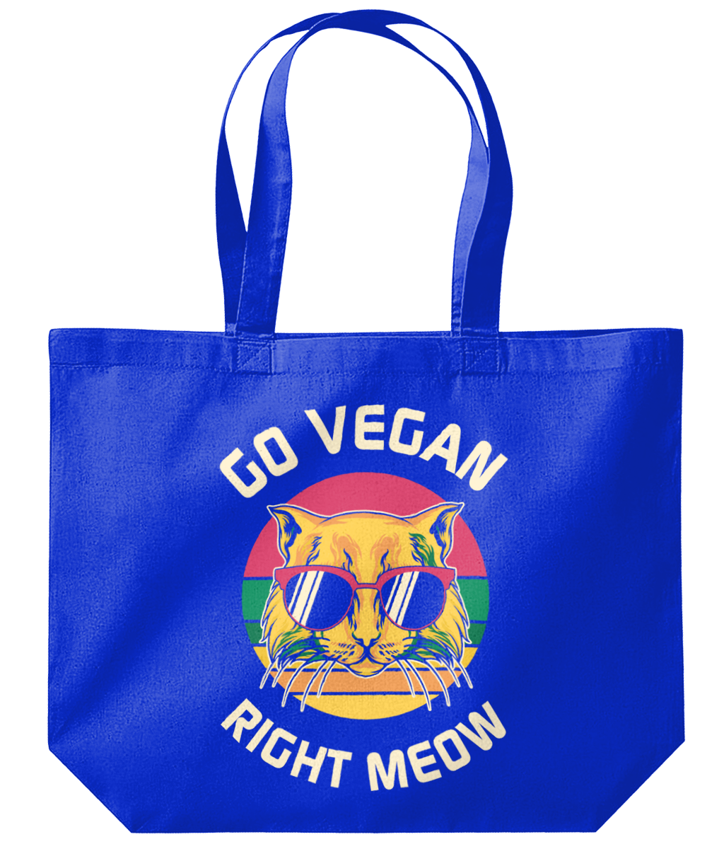 Go Vegan Right Meow Westford Mill Organic Maxi Tote