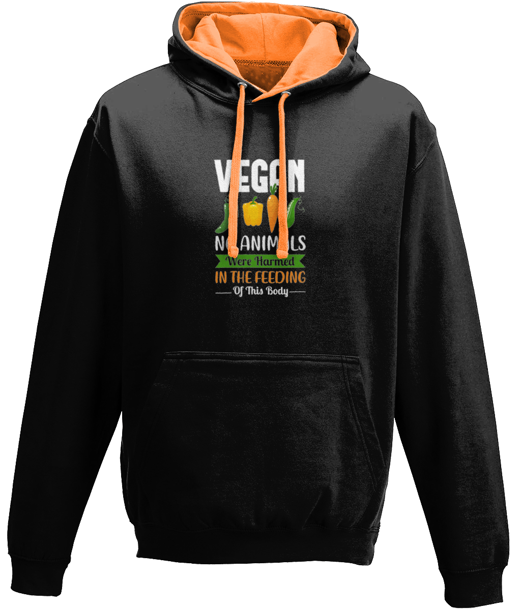 Vegan Hoodie No Animals Were Harmed In The Feeding Of This Body