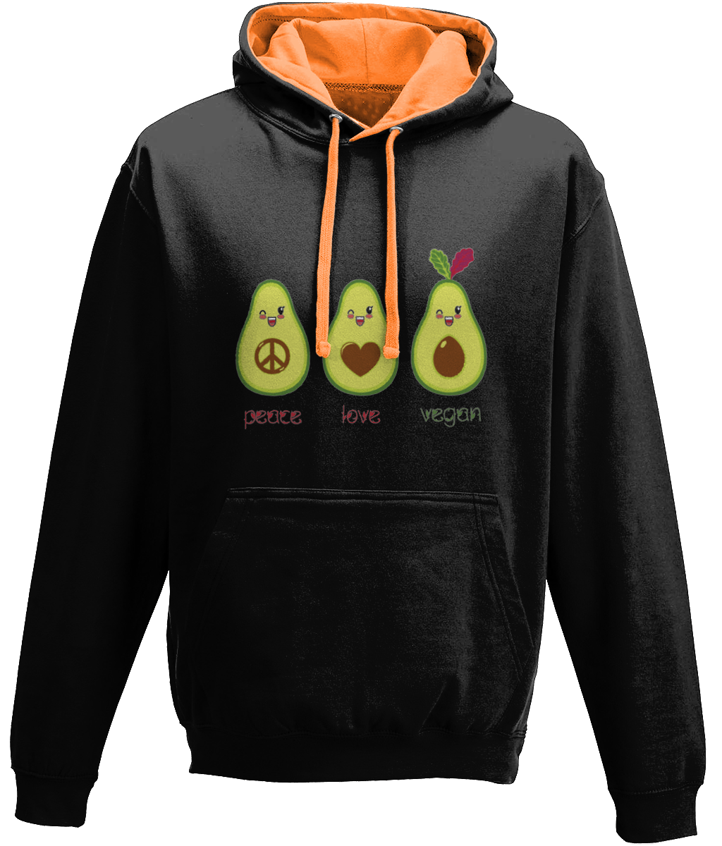 Peace Love Vegan Hoodie