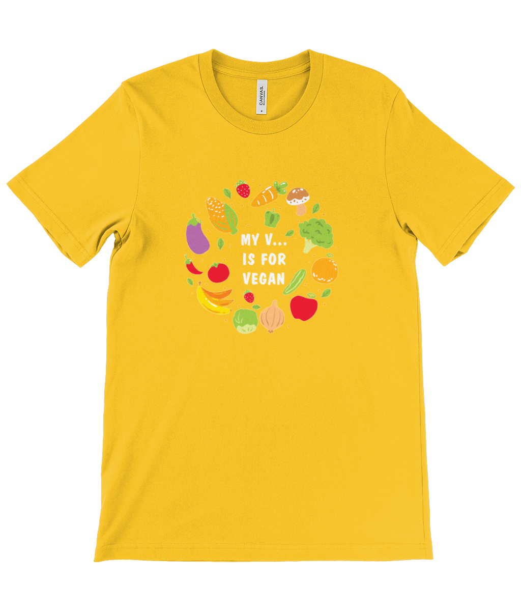 V For Vegan T-Shirt