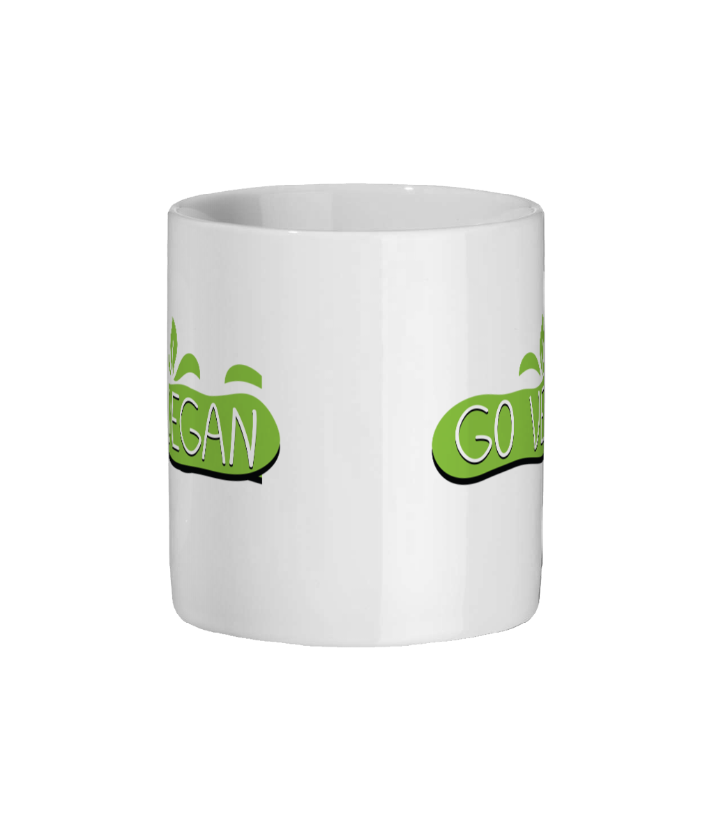 Go Vegan Ceramic Mug 11oz