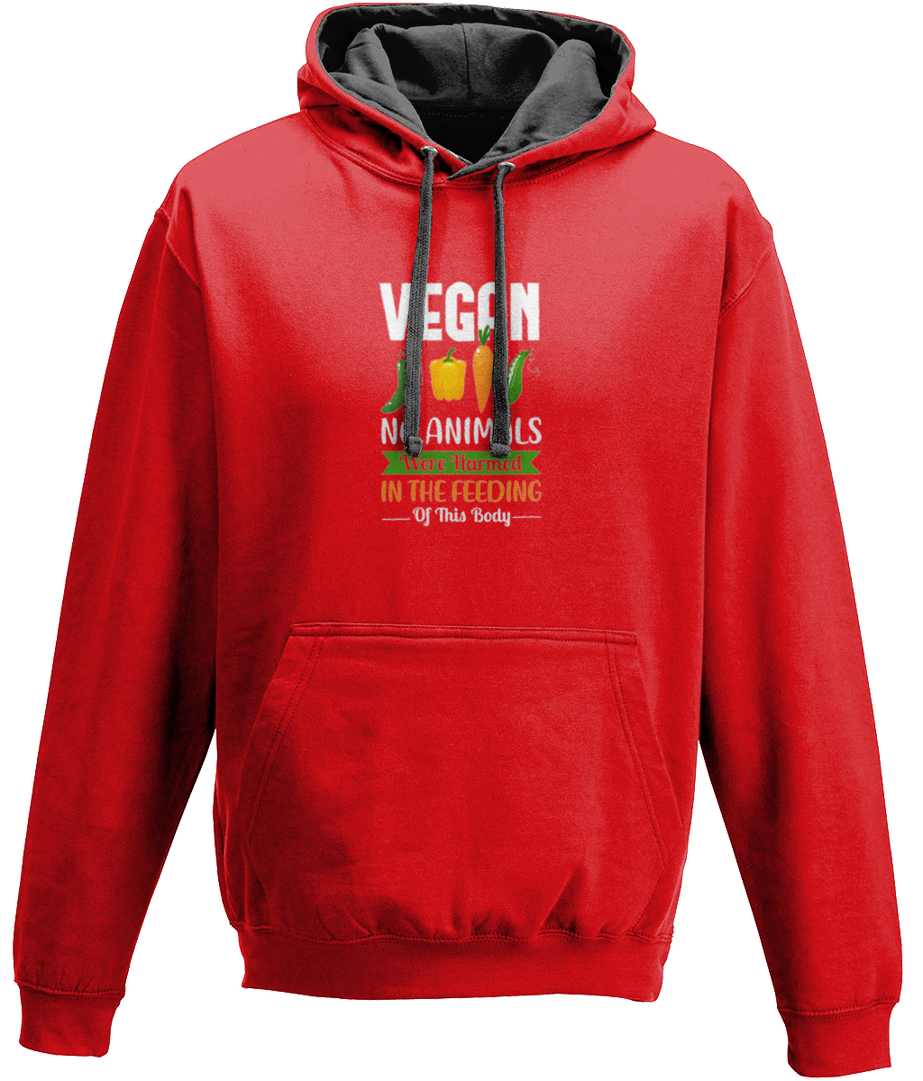 Vegan Hoodie No Animals Were Harmed In The Feeding Of This Body