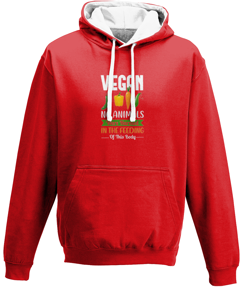 Vegan Hoodie No Animals Were Harmed In The Feeding Of This Body