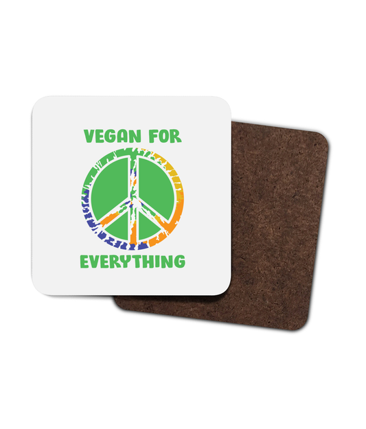 Vegan For Everything 4 Pack Hardboard Coaster