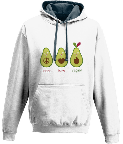 Peace Love Vegan Hoodie