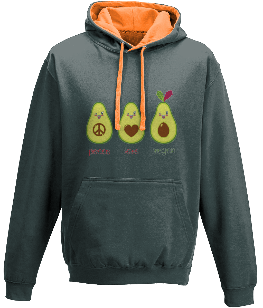 Peace Love Vegan Hoodie