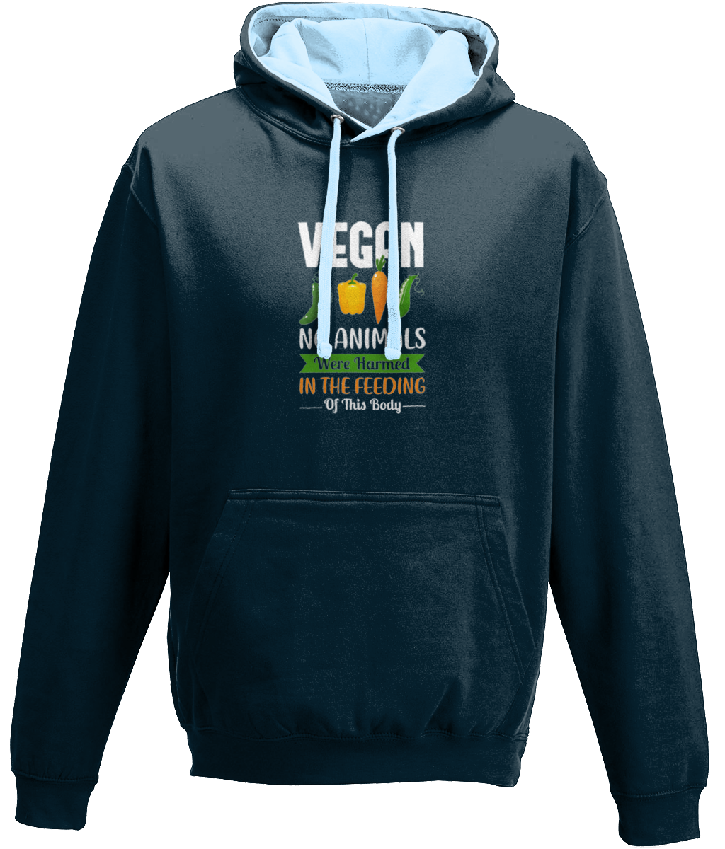 Vegan Hoodie No Animals Were Harmed In The Feeding Of This Body