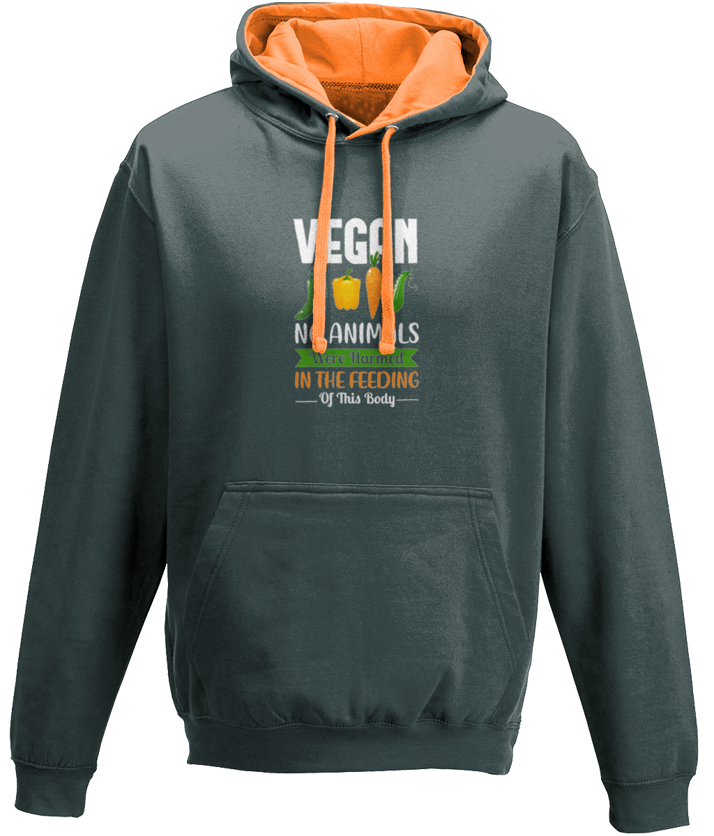 Vegan Hoodie No Animals Were Harmed In The Feeding Of This Body