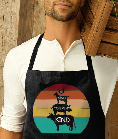 Be Kind To Every Kind Premier Cotton Apron. 