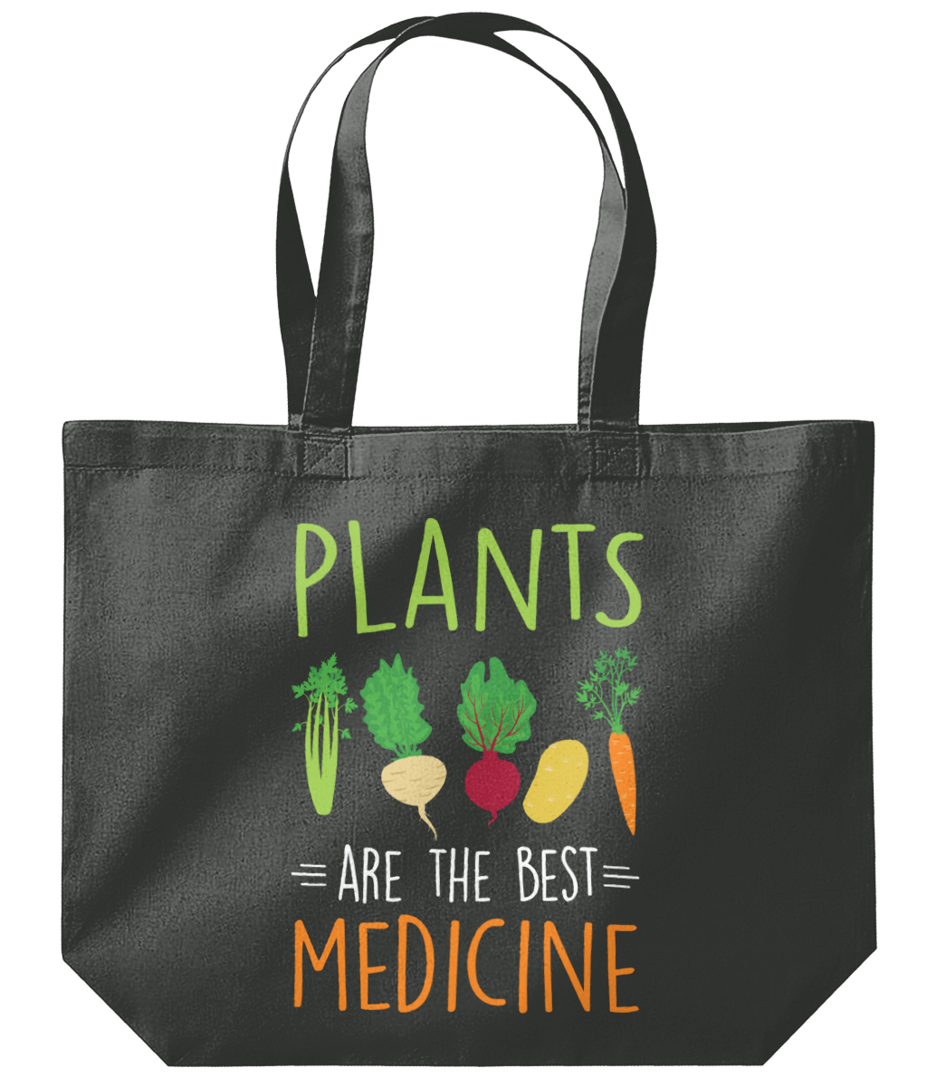 Vegan Plants Are The Best Medicine Tote Bag