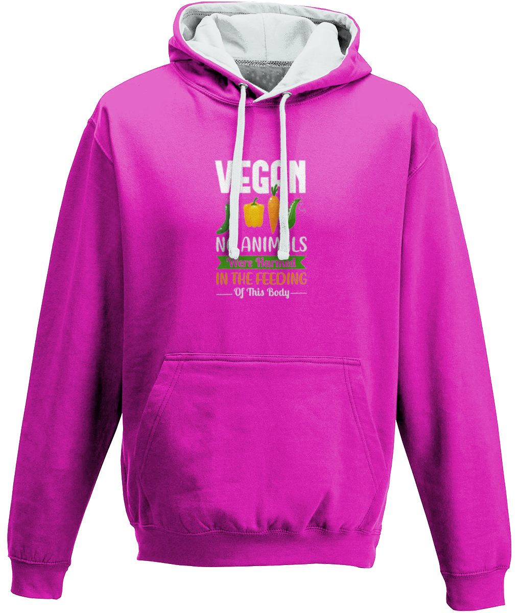 Vegan Hoodie No Animals Were Harmed In The Feeding Of This Body