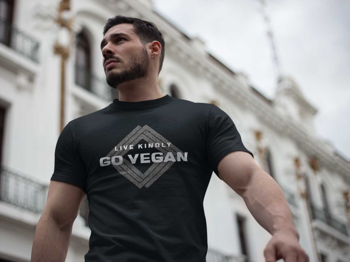 Vegan T-Shirt Live Kindly Go Vegan Unisex T-Shirt