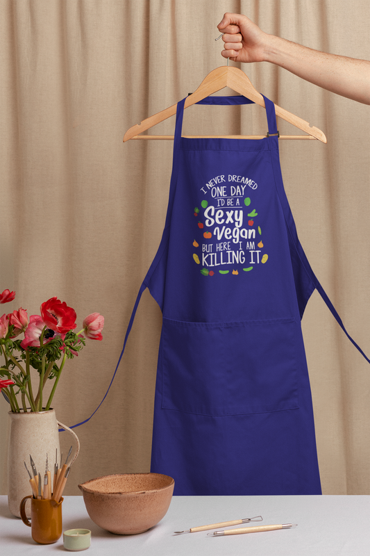 Vegan Apron I Am Killing It