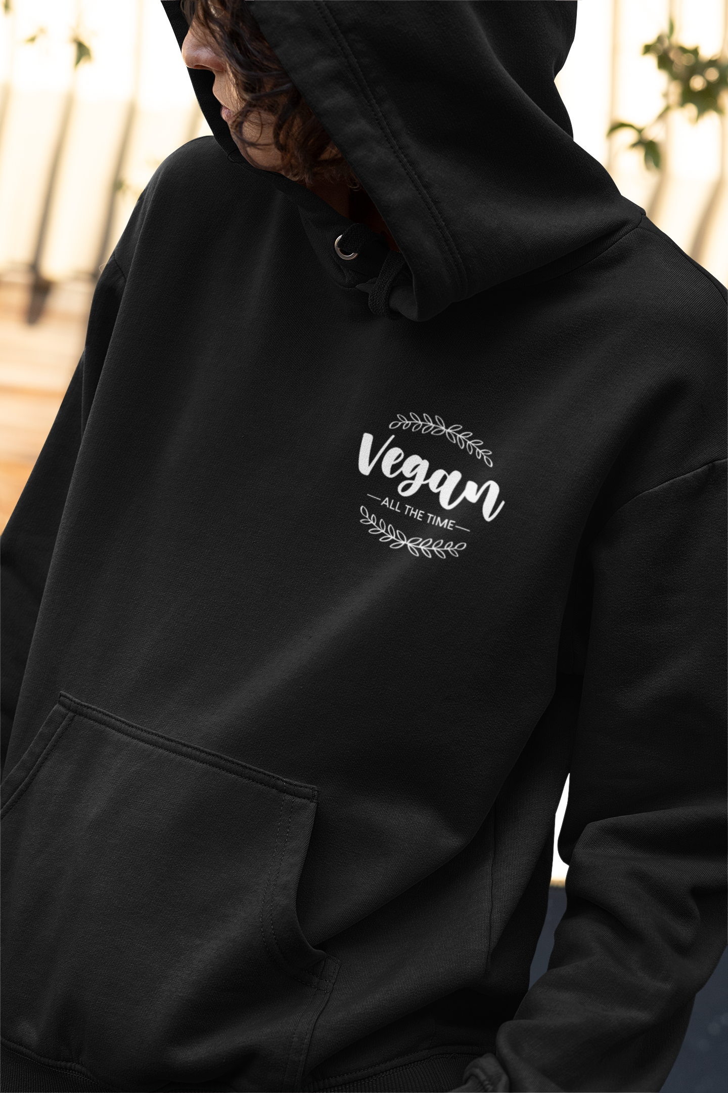 Vegan All The Time Sustainable Hoodie